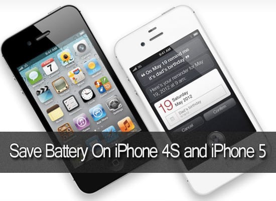  Sparen Sie Batterie auf iPhone 4S und iPhone 5