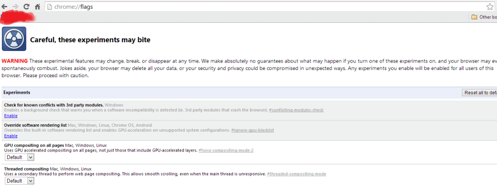 chrome://flags
