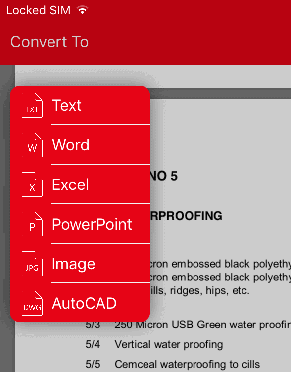 convert pdf images to text