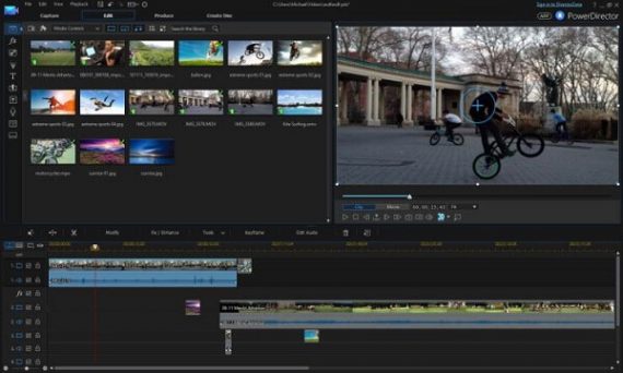 Cyberlink PowerDirector Video Editing Software