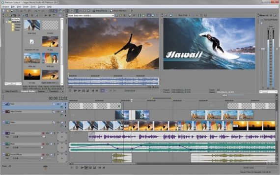 Sony Vegas Movie Studio Video Editing Software