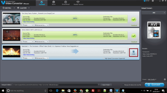 Wondershare Video Converter Ultimate Review - Edit Video
