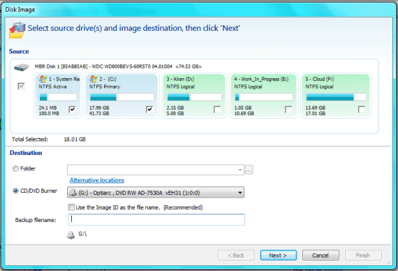 Macrium Reflect Data Restoration Tool