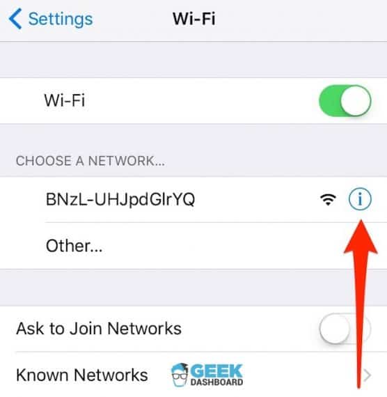 check wifi passwords on iphone