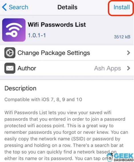 iphone settings passwords