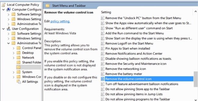 solution to fix volume icon missing in taskbar error