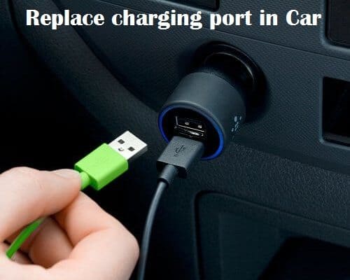 phone charging port in car