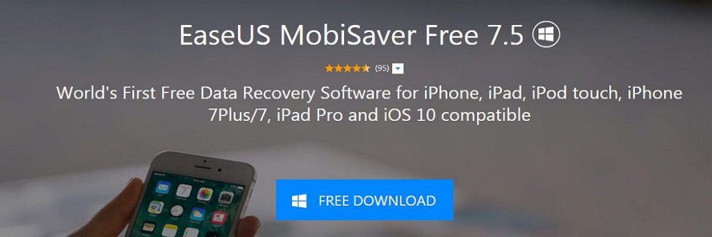 easus mobisaver iphone data recovery app