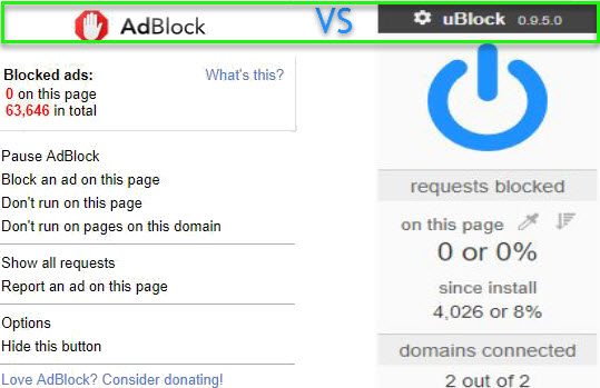 adblock ultimate vs ublock origin