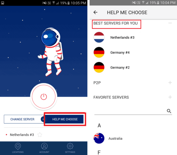 how to connect Nova VPN