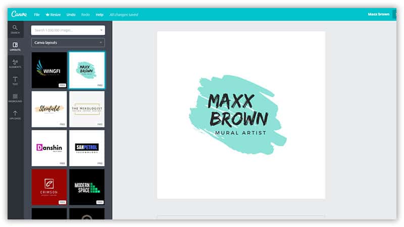 Canva - best onlin logo makers