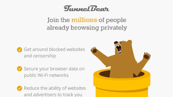 TunnelBear VPN Extension for Chrome