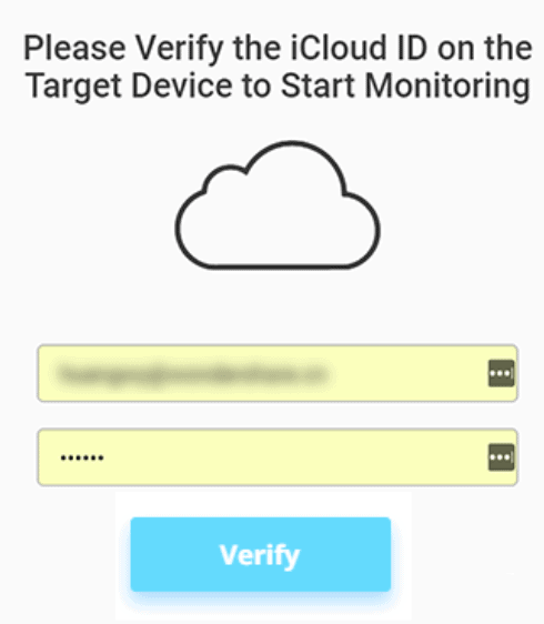 verify icloud device