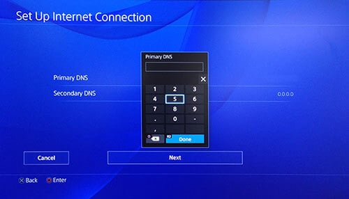 ps4 dns server cannot be used