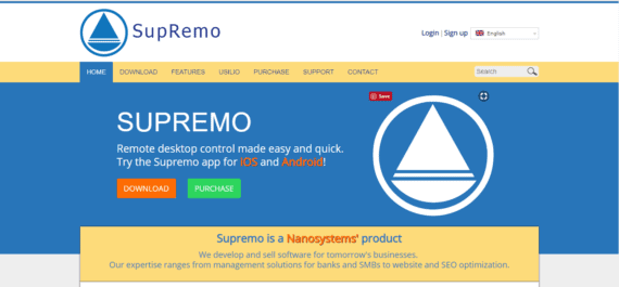 Supremo Remote Desktop Assistant Software for Screen Sharing