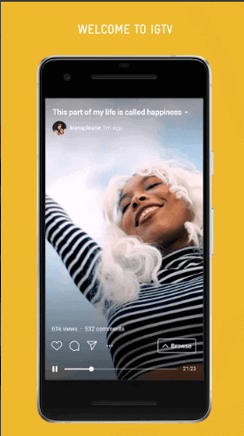 IGTV for watching portrait videos