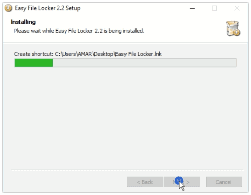 Reinstallare il software Easy File Locker