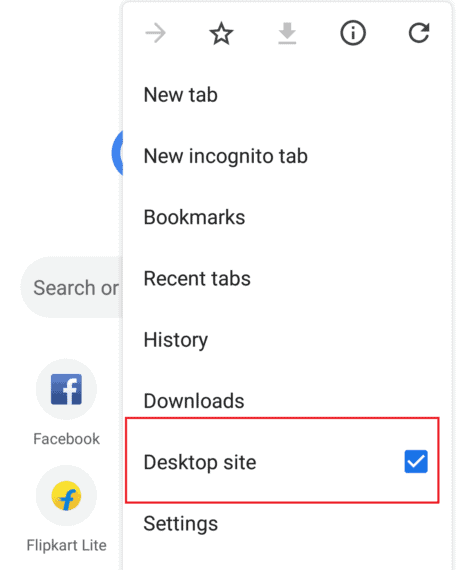 Enabling Desktop Site on Google Chrome to Play YouTube Videos in Background