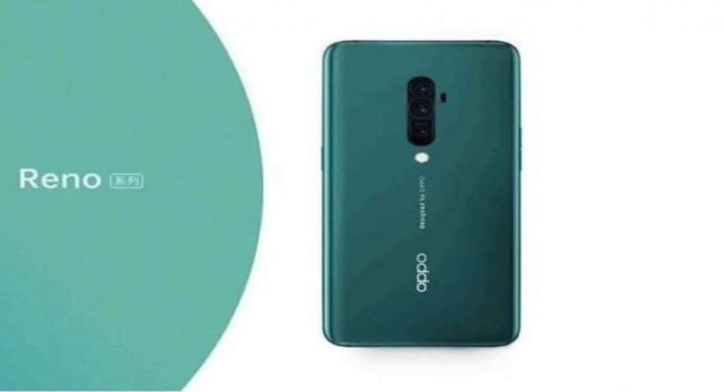 Oppo Reno branded smartphone