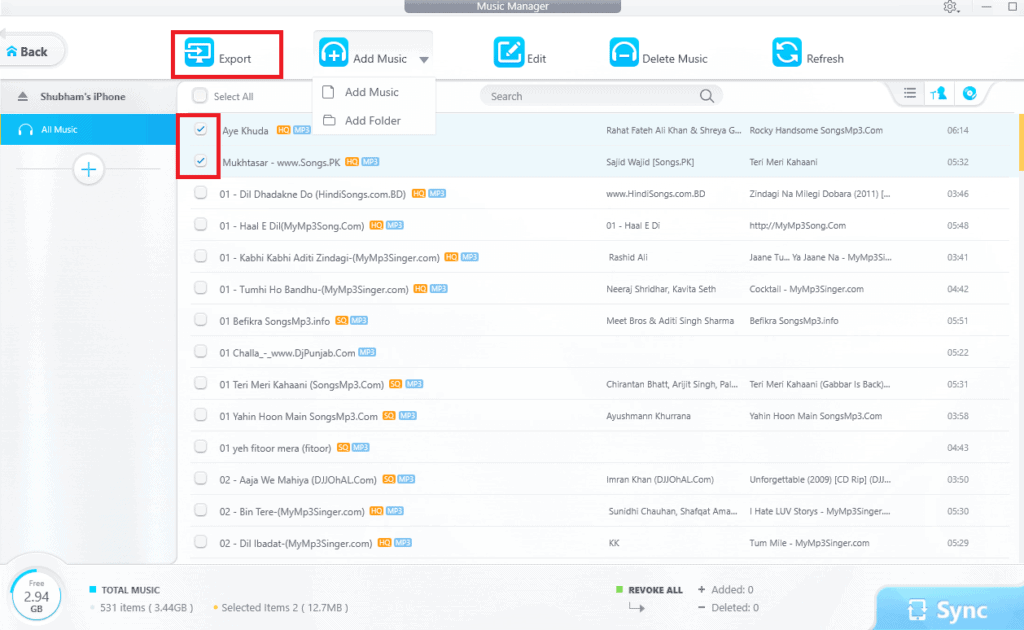 Transfer iPhone Data without iTunes