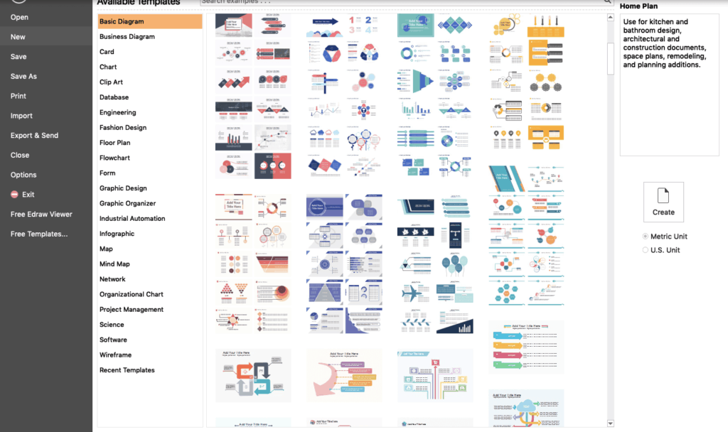 Multiple Diagrams, charts, etc