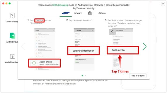 Enable USB Debugging in Android