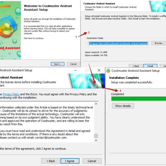 Coolmuster Android Assistant installation steps