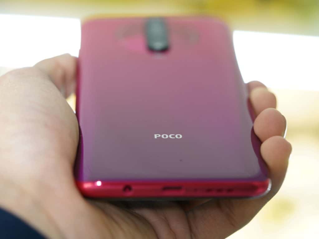 Poco X2 back panel