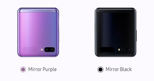 Z Flip color variants