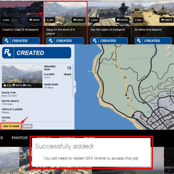 Add custom map to your GTA 5 playlist