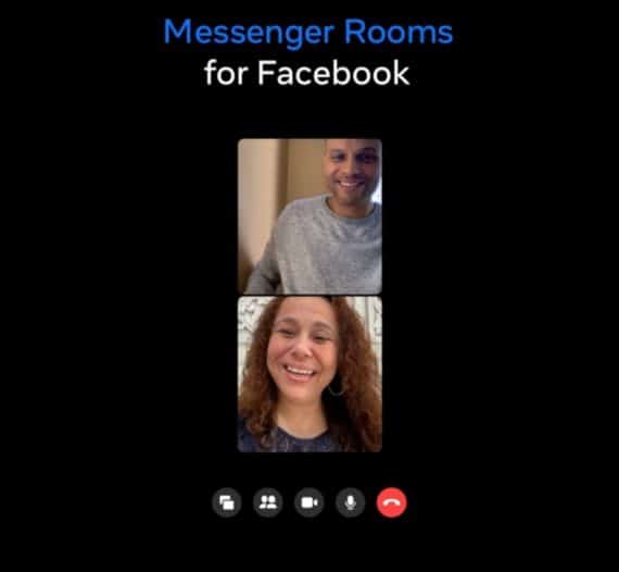 Messenger rooms video call