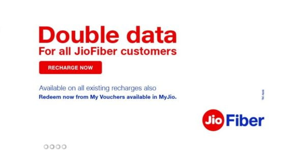 Jio FIber (Double Data offer)