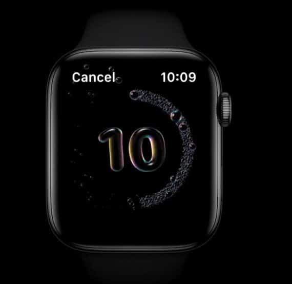 Apple Watch Handwash timmer