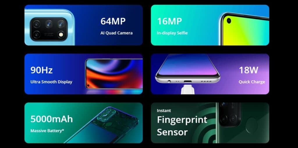 Realme 7i features