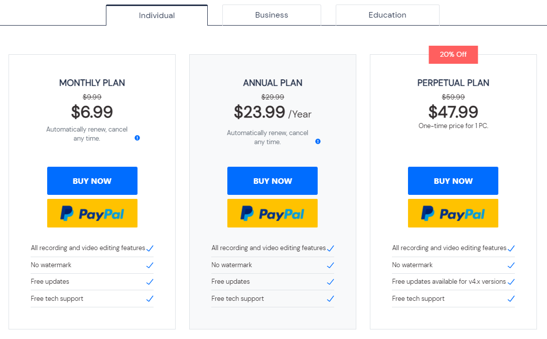 DemoCreator Pricing