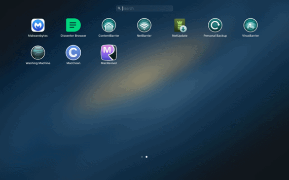 Find the unneeded app in Launchpad and remove it