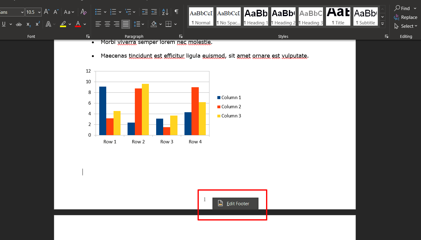 How to Delete Page Number on First Page in Word - 01 