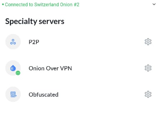 NordVPN Onion Support