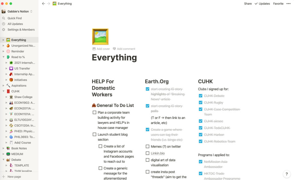 Notion vs Evernote: Notion Templates