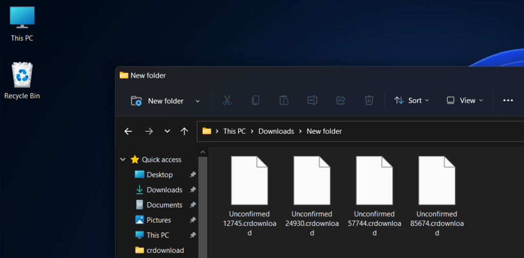 CRDOWNLOAD files