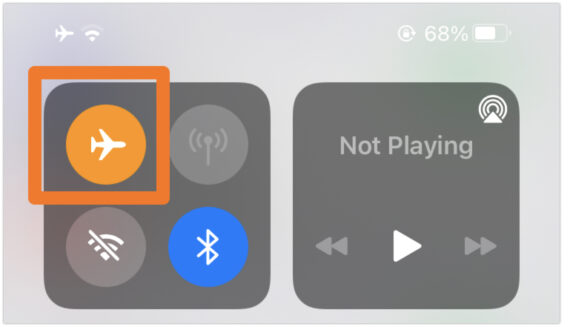 AirPlane Mode is On