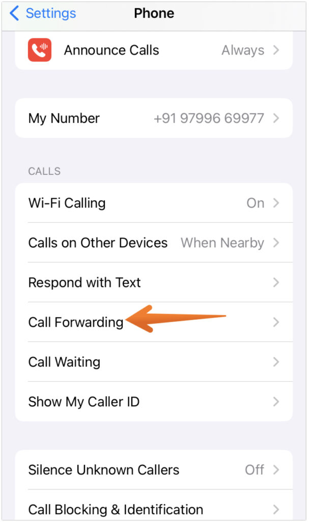 call forwarding code jio off