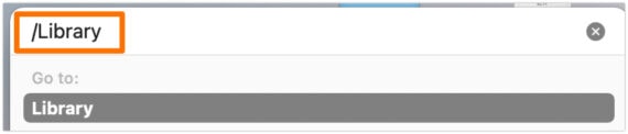 Type /Library and Press Enter