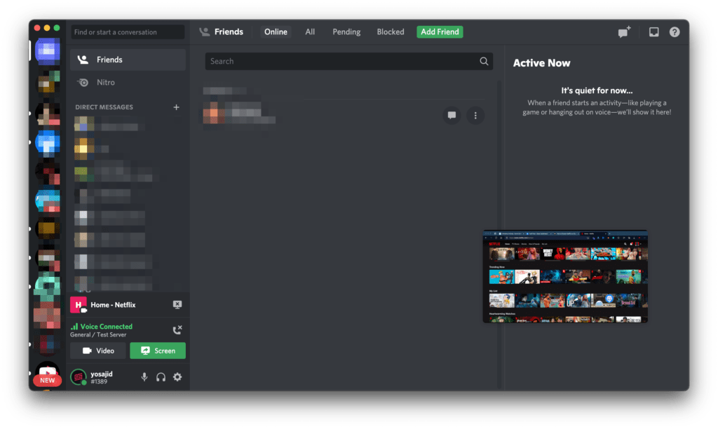 Stream Netflix on Discord