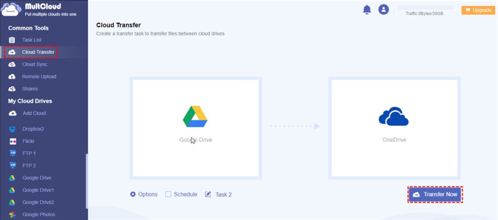 MultCloud Cloud Transfer