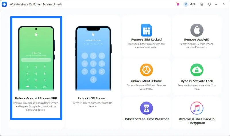 Dr.Fone Android Unlock