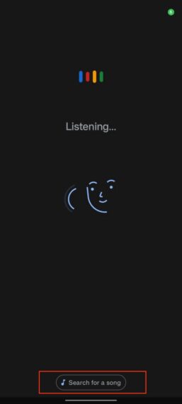 Search for song by humming using the Google App
