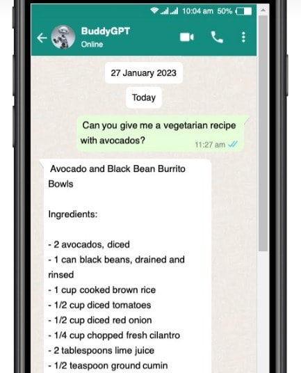 BuddyGPT for WhatsApp