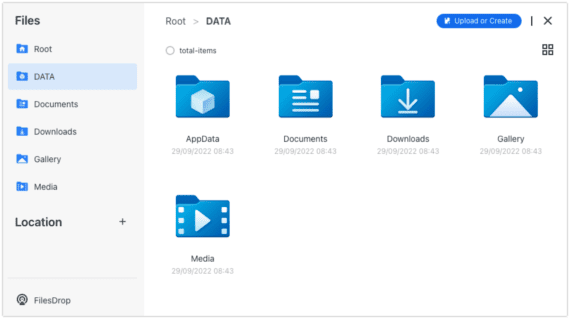 CasaOS File Manager