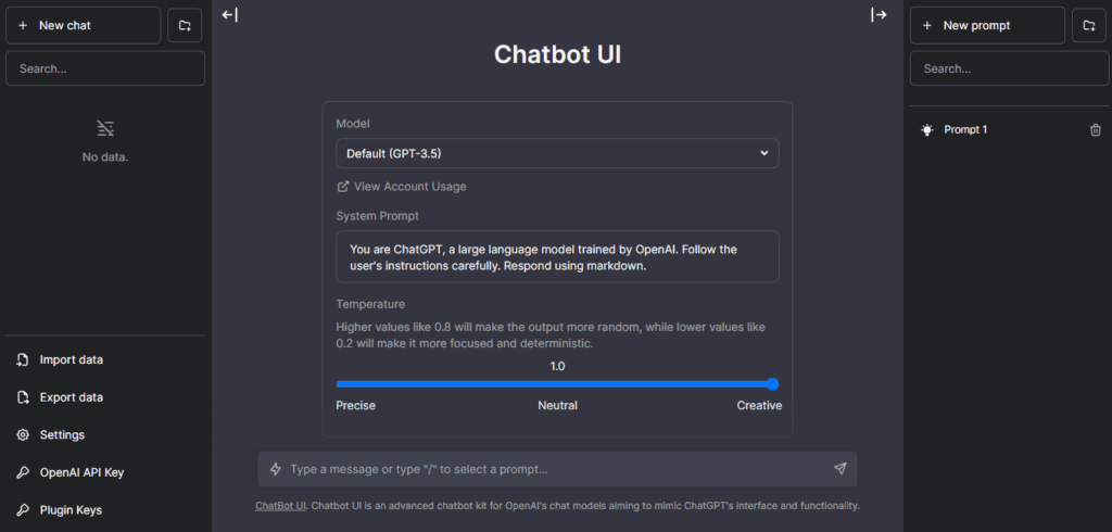 Chatbot UI